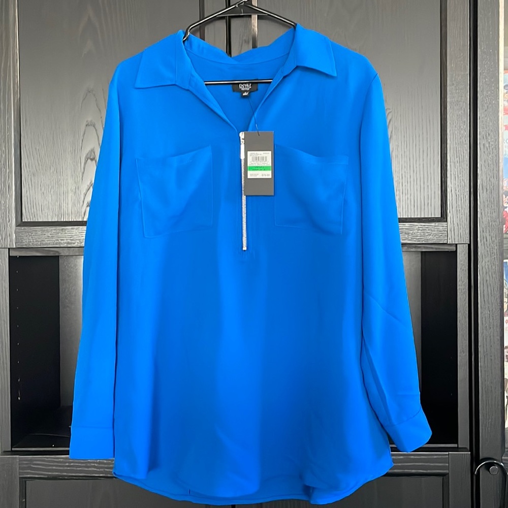 Long Sleeve Woven Top